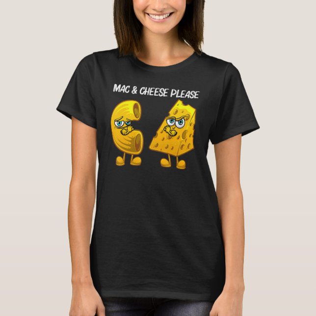 Cute Mac & Cheese För manar Women Macaroni Cheese T Shirt (Framsida)