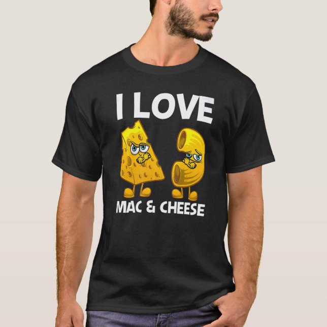 Cute Mac & Cheese For Men Women Macaroni Cheese    T Shirt (Framsida)