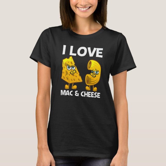 Cute Mac & Cheese For Men Women Macaroni Cheese    T Shirt (Framsida)
