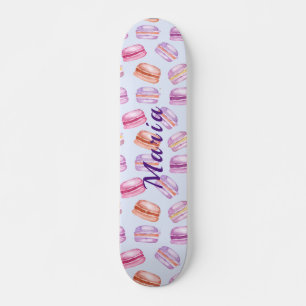 Cute macaroons eget namn mini skateboard bräda 18,5 cm