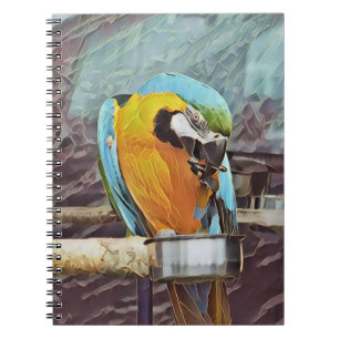 CUTE MACAW ANTECKNINGSBOK
