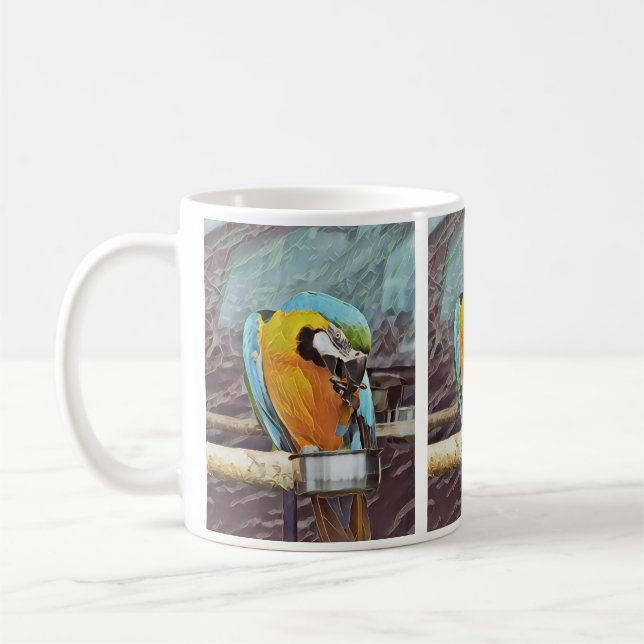 CUTE MACAW KAFFEMUGG (Vänster)
