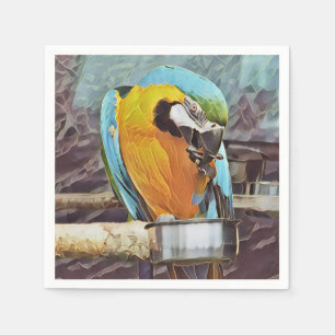 CUTE MACAW PAPPERSSERVETT