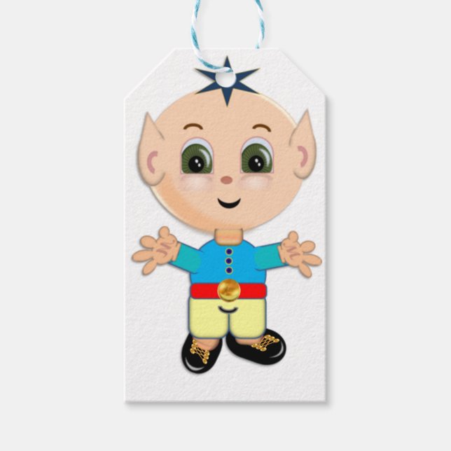 Cute magi-elf presentetikett (Framsidan)