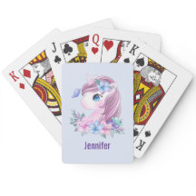 Cute & Magic Baby Unicorn med stort Öga