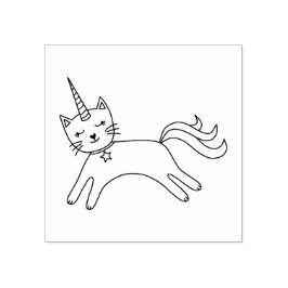 Cute Magic Caticorn Cat Unicorn Stämpel