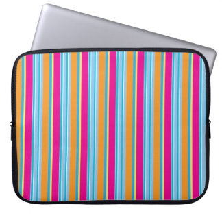 Cute magic colorful stripes laptop fodral