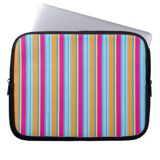 Cute magic colorful stripes laptop fodral