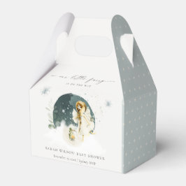 Cute Magic Enchanted Fairy on Way Baby Shower Presentaskar