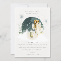 Cute Magic Enchanted Fairy on Way Baby Shower