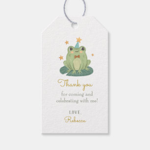 Cute Magic Frog Birthday Gift-Märkre Presentetikett