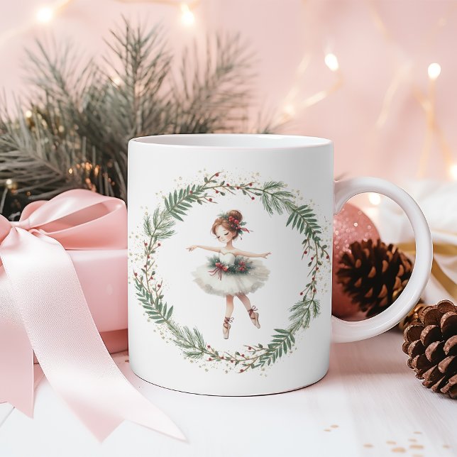 Cute Magic jul Ballerina Kaffemugg (Skapare uppladdad)