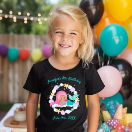 Cute Magic Sjöjungfru Guest of Honor Birthday T Shirt
