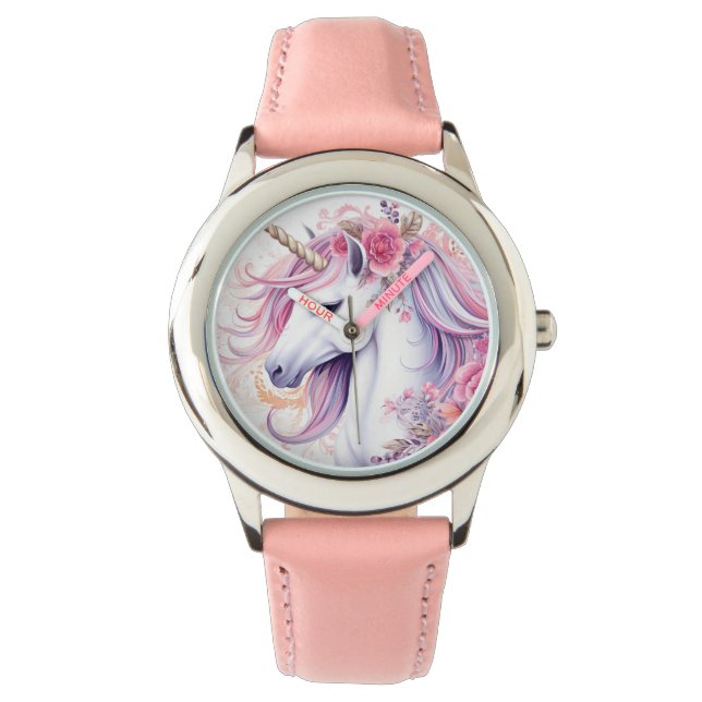 Cute Magic Unicorn Armbandsur (Framsida)