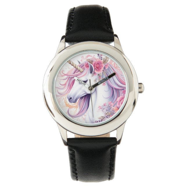 Cute Magic Unicorn Armbandsur (Framsida)
