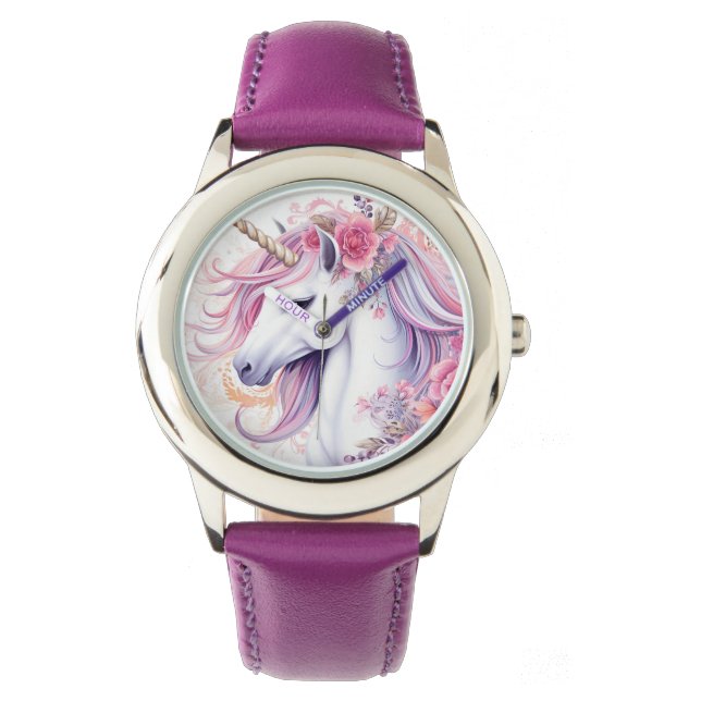 Cute Magic Unicorn Armbandsur (Framsida)