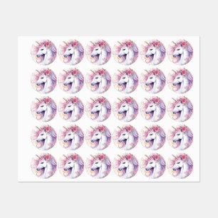 Cute Magic Unicorn Klistermärke