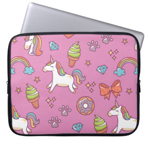 Cute Magic Unicorn Laptop Fodral
