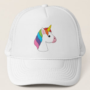 Cute Magic Unicorn med färgstark hårfärg Keps