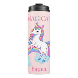 Cute Magic Unicorn och Rainbow Rosa