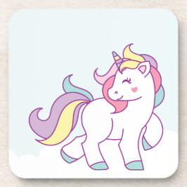 Cute Magic Unicorn Pastel färg Personlig Underlägg