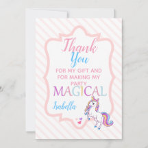 Cute Magic Unicorn Rosa