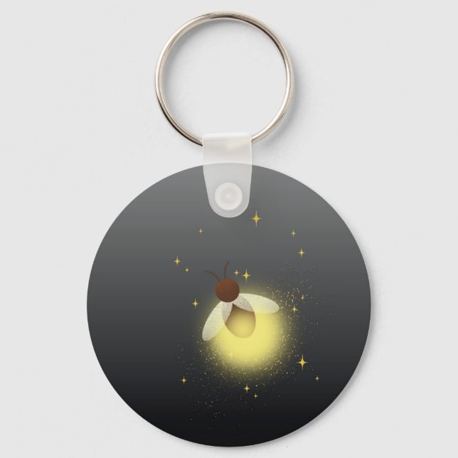 Cute Magical Firefly Keychain Pocket Pet Nyckelring (Framsida)