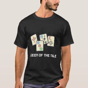 Cute Mah Jong Queen of the Tile China Jewish Gam T Shirt
