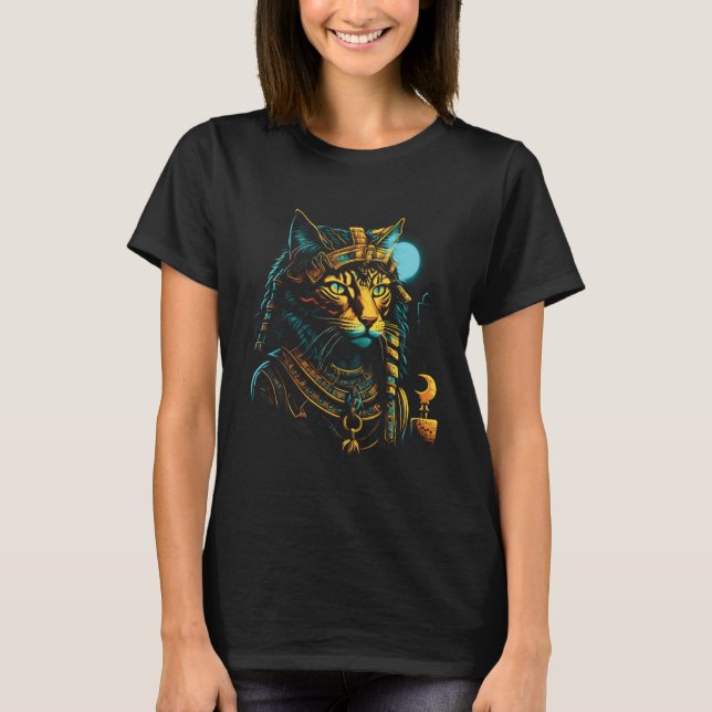 Cute Maine Coon Cat  Egyptian Pharaoh Maine Coon C T Shirt (Framsida)