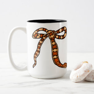 Cute Maj Snake Två-Tonad Mugg