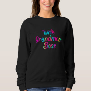Cute Makfe Grandmamma Mamma Tie Dye Familjematchan T Shirt
