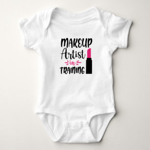Cute makup artist in training t shirt