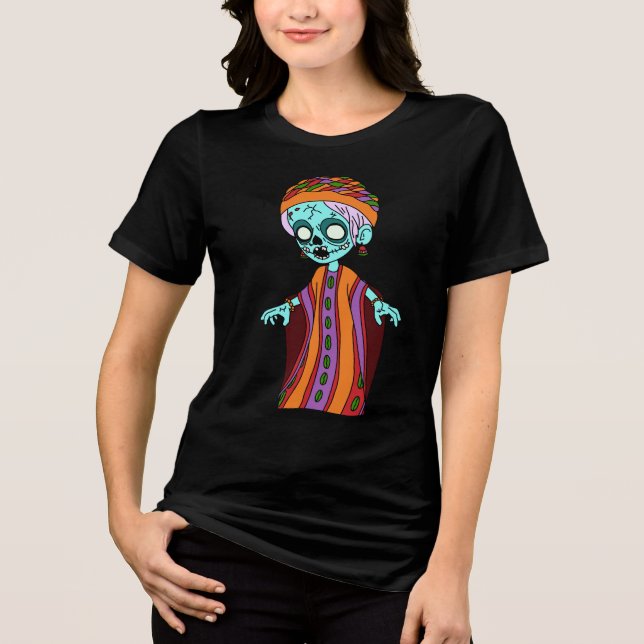 Cute Malian Zombie T Shirt (Framsida)
