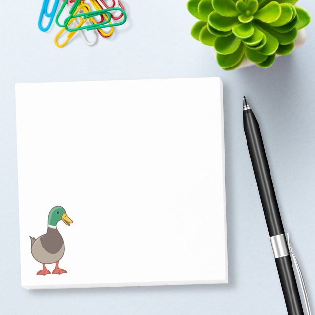 Cute Mallard Anka Post-it Block (Skapare uppladdad)