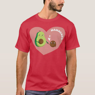 Cute Mamacado Adsible Pregant Funny Gravid Av T Shirt