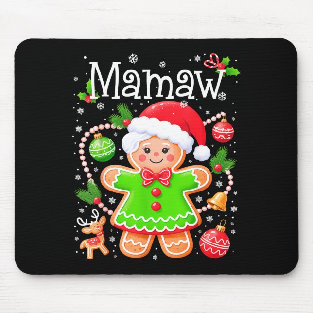 Cute Mamaw Gingerbread Family Matching Christmas C Musmatta (Framsidan)