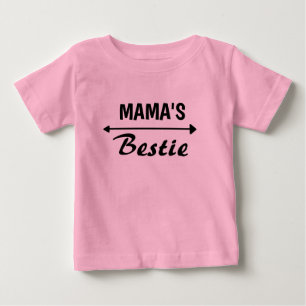 Cute MAMMA Bestie T-shirt för spädbarn