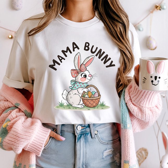 Cute Mamma Bunny Påsk; Familj Påsk T Shirt (Skapare uppladdad)