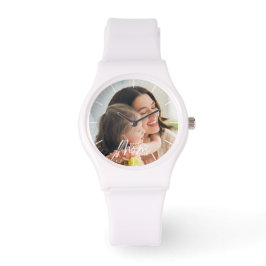Cute Mamma dotter Lägg till ditt foto eWatch Watch Armbandsur
