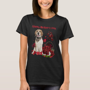 Cute Mamma Flower Lycklig Mors dag Kärlek Hund 4 T Shirt