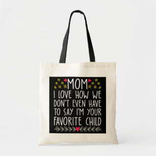 Cute Mamma I är din favoritfavoritbarnfavorit Mam Tygkasse