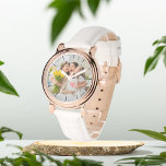 Cute Mamma Lägg till ditt foto eWatch Watch Watch Armbandsur<br><div class="desc">Gift för henne,  för mamma dotterns fru</div>