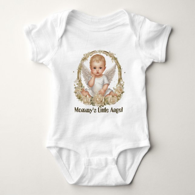 Cute Mamma lite Angel T Shirt (Framsida)