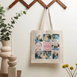 Cute 'Mamma & Me' Photo Collage 1st Mor Tygkasse<br><div class="desc">Skapa din egen "Mamma & Me" Keepsaké Photo Tote Bag. Utformningen har 8 trendig inst square bilder efter eget val, den söta texten "Mamma & Me" med två små hjärtan - Lycklig First Mors dag! a "with kärlek" in elegant calligraphy script och a the namn of which it is from....</div>