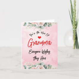 Cute Mamma Mors dag för Anpassningsbar med häftig Tack Kort