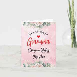 Cute Mamma Mors dag för Anpassningsbar med häftig Tack Kort