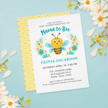 Cute Mamma till Bee Boy Baby Shower
