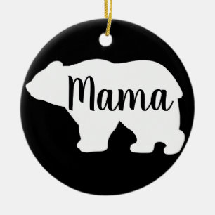Cute Mammans designgåva till henne Julgransprydnad Keramik