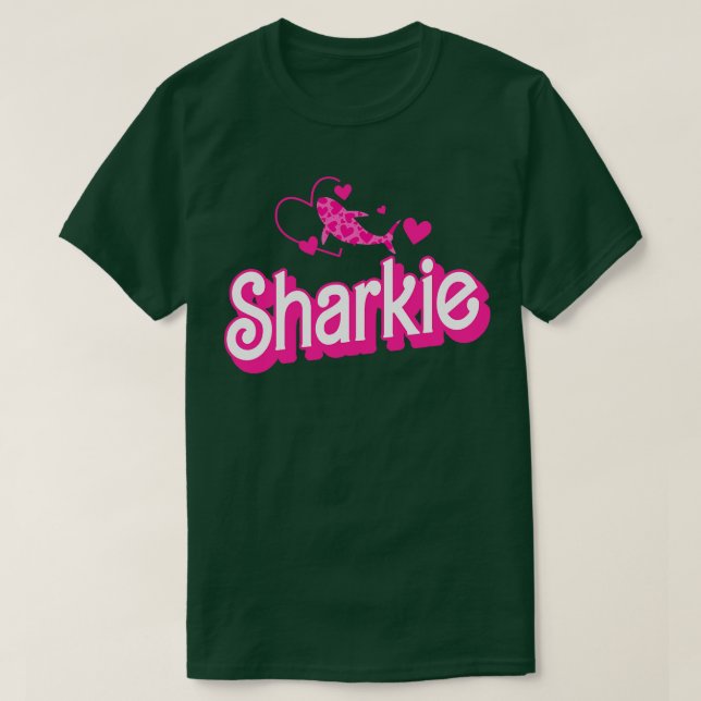 Cute Manar Womens Kids Funny Shark T Shirt (Design framsida)