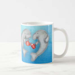 Cute "manatea for two"-tedrickmanater mugg